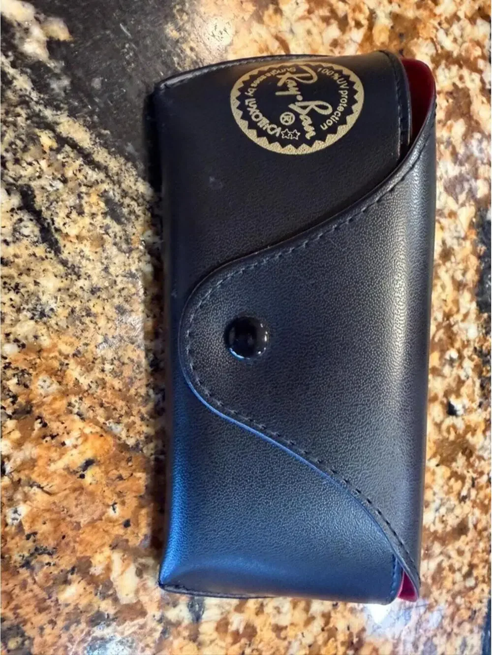 Authentic RayBan Leather Case-Black - Picture 2 of 6